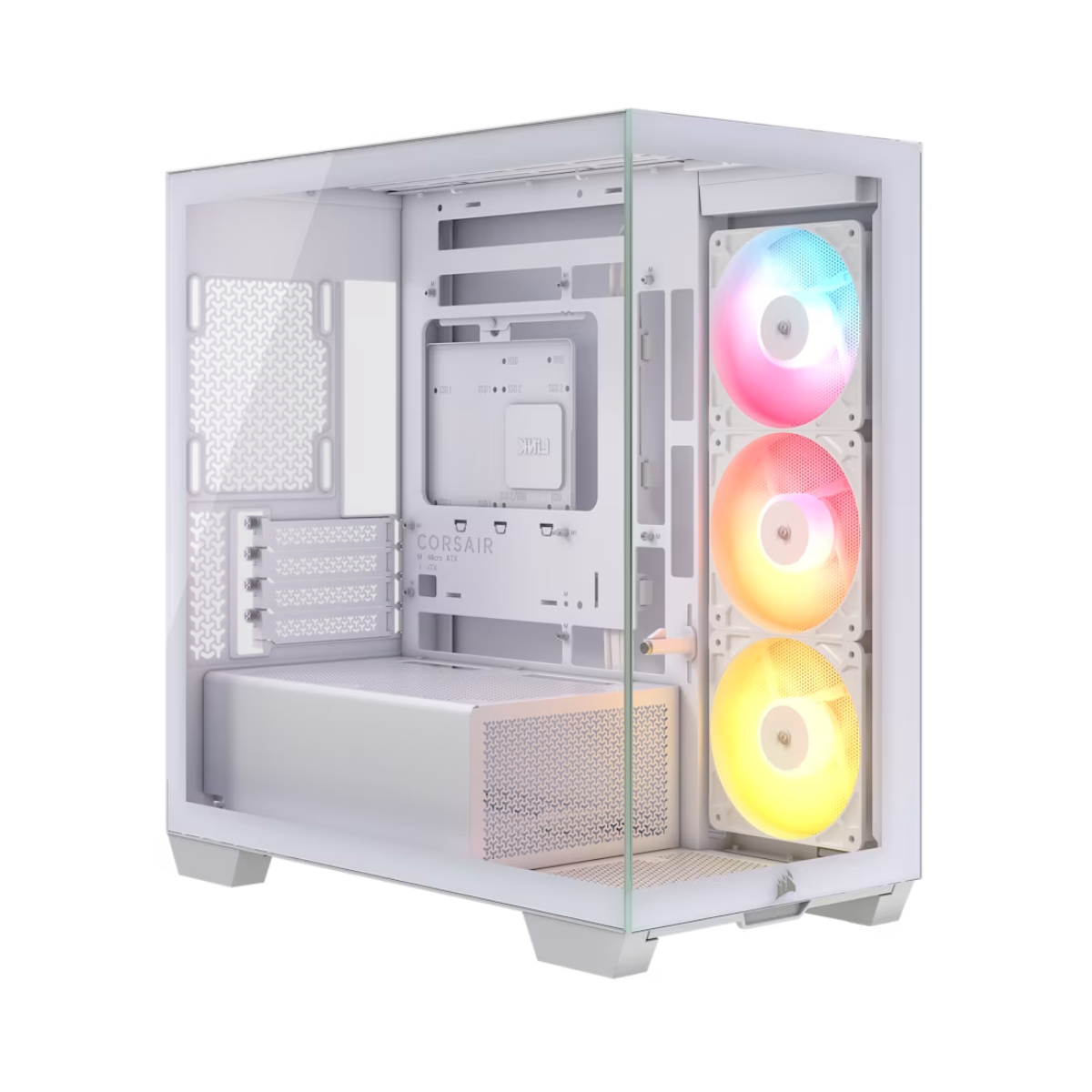 Gabinete Corsair FRAME 2800X RS-R ARGB Mini-Tower TG White