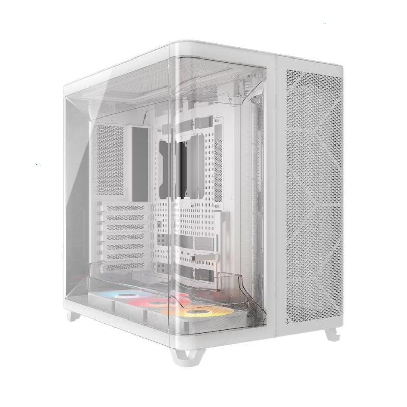Gabinete Corsair AIR 5400 RS ARGB Mid-Tower TG White