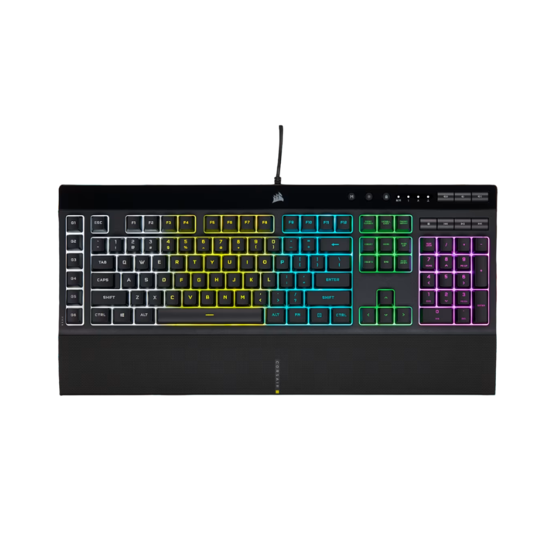 Teclado Corsair K55 RGB PRO Membrana Macro Key Teclado Corsair K55 RGB PRO Membrana Macro Key