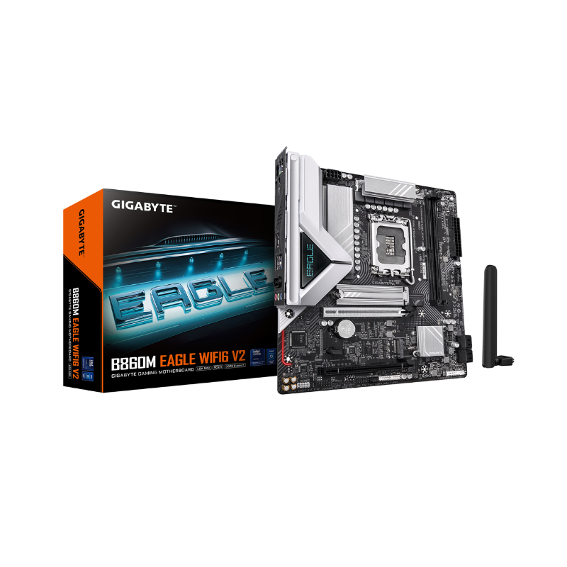 Mother Gigabyte B860M EAGLE WIFI6 V2 DDR5 1851 (Serie Ultra) Mother Gigabyte B860M EAGLE WIFI6 V2 DDR5 1851 (Serie Ultra)