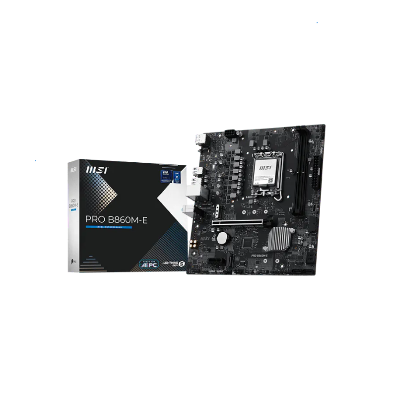 Mother MSI PRO B860M-E DDR5 1851 (Serie Ultra) Mother MSI PRO B860M-E DDR5 1851 (Serie Ultra)