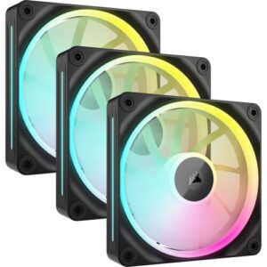 Fan Cooler Corsair iCUE LINK LX120 RGB 120mm Black Pack x3