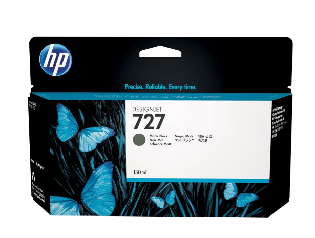 B3P22A HP 727-130ml Matte Black Designjet ink