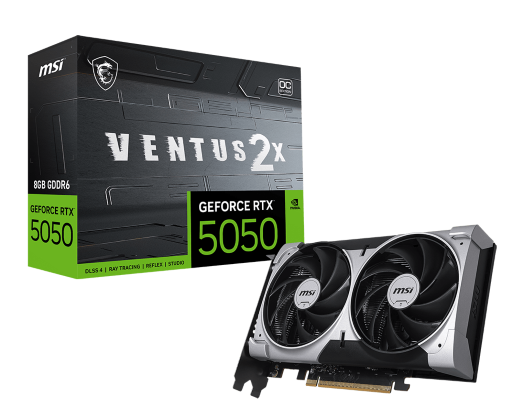 VGA MSI GeForce RTX 5050 8G VENTUS 2X OC