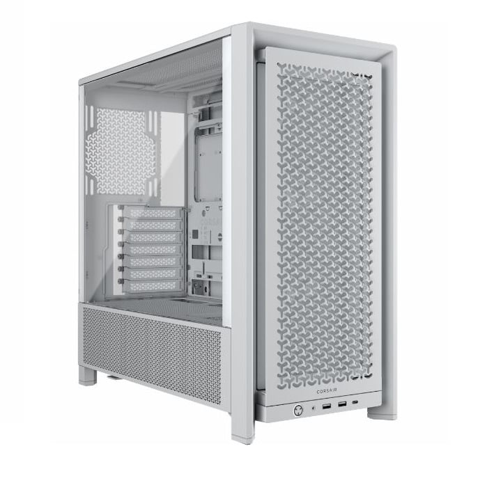 Gabinete Corsair FRAME 4000D RS Mid-Tower TG Fan x3 White Gabinete Corsair FRAME 4000D RS Mid-Tower TG Fan x3 White