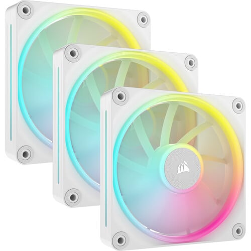 Fan Cooler Corsair iCUE LINK LX120 RGB 120mm White Pack x3 Fan Cooler Corsair iCUE LINK LX120 RGB 120mm White Pack x3
