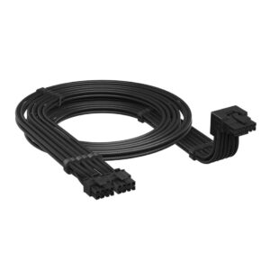 Cable Corsair Tipo A 12 V y 2 x 6 de 90° Type 5 Black