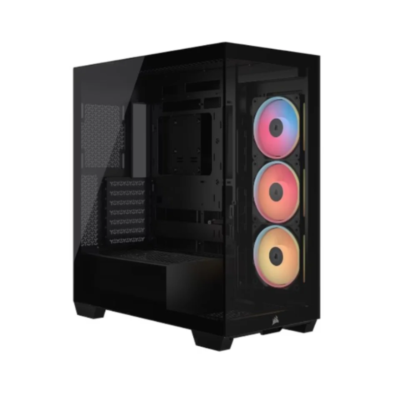 Gabinete Corsair 3500X LX-R RGB iCUE Mid-Tower TG Black Gabinete Corsair 3500X LX-R RGB iCUE Mid-Tower TG Black