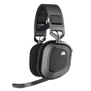 Auricular Corsair HS80 RGB Wireless Spatial Audio Carbon