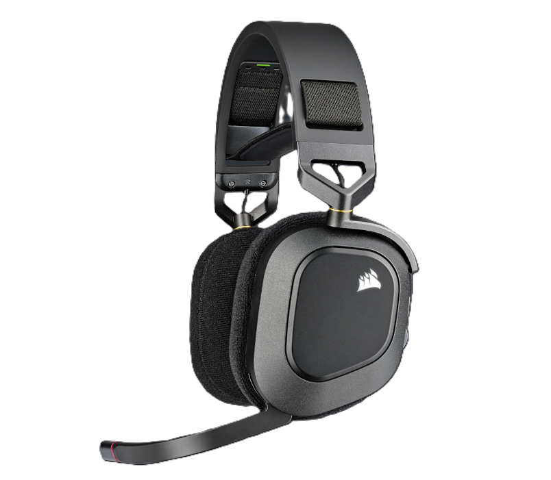 Auricular Corsair HS80 RGB Wireless Spatial Audio Carbon Auricular Corsair HS80 RGB Wireless Spatial Audio Carbon