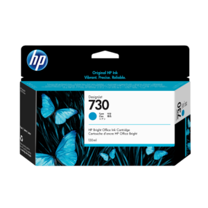 P2V62A HP 730 130-ml Cyan Ink Cartridge