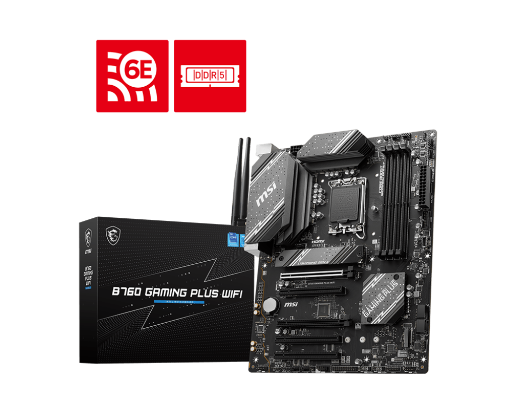 Mother MSI B760 GAMING PLUS WIFI DDR5 1700 (12va/13va/14va Gen)