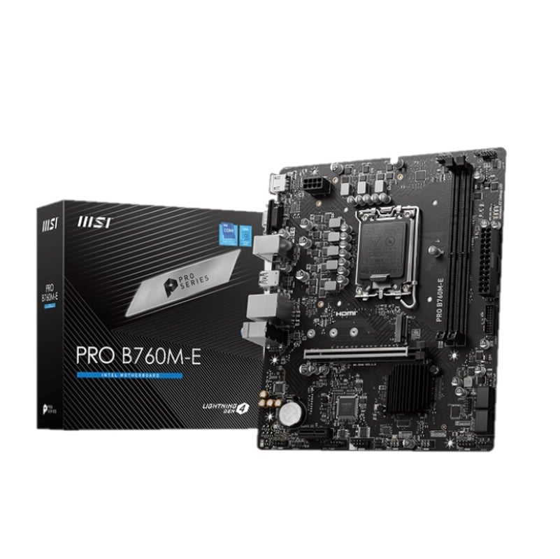 Mother MSI PRO B760M-E DDR5 1700 (12va/13va/14va Gen) Mother MSI PRO B760M-E DDR5 1700 (12va/13va/14va Gen)