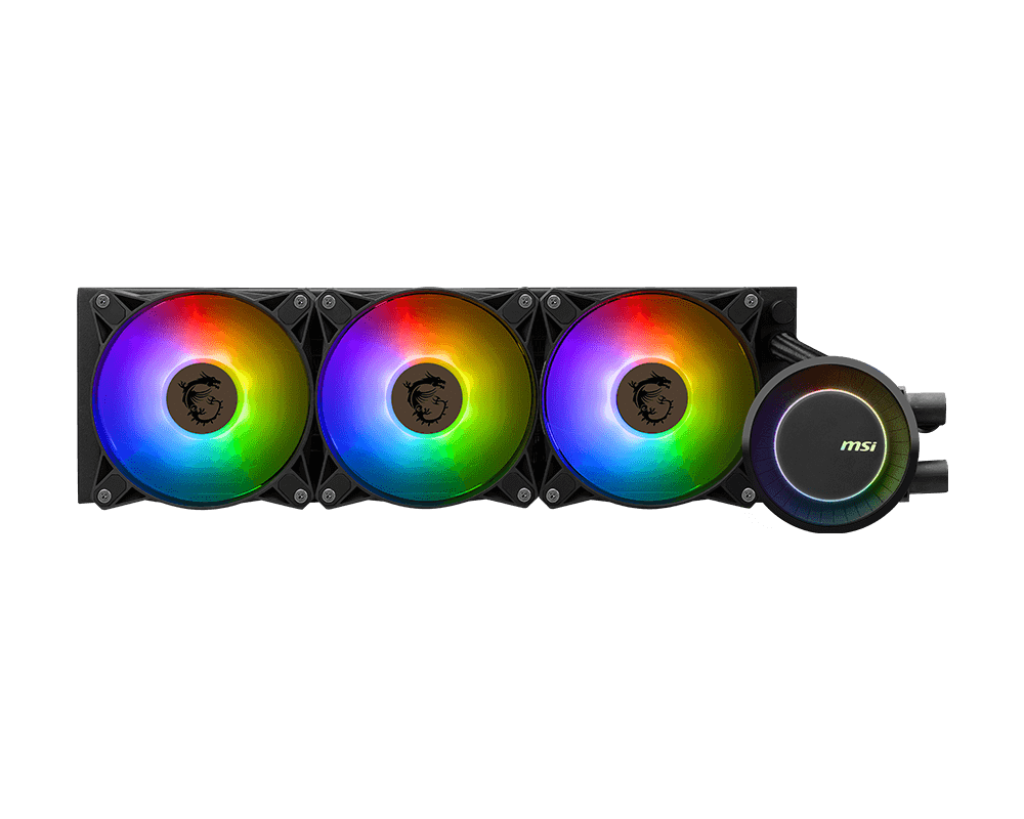 Water Cooling MSI MAG CORELIQUID E360 3x CPU Cooler 360mm Black Water Cooling MSI MAG CORELIQUID E360 3x CPU Cooler 360mm Black