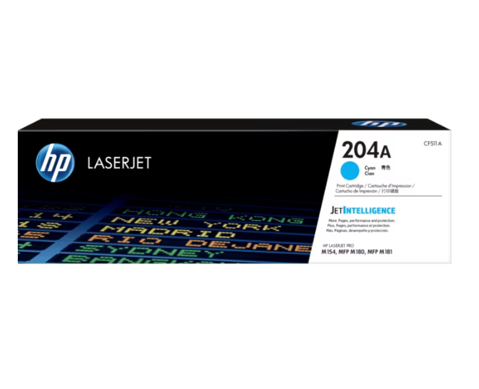 CF511A HP 204A Cyan LaserJet Toner Cartridge
