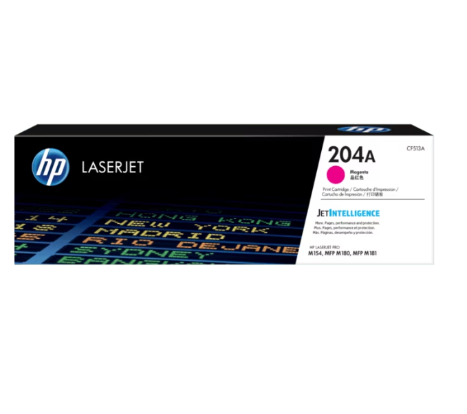CF513A HP 204A Magenta LaserJet Toner Cartridge CF513A HP 204A Magenta LaserJet Toner Cartridge