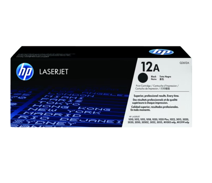 Q2612A HP 12A Blk Contr LJ Toner Cartridge Q2612A HP 12A Blk Contr LJ Toner Cartridge
