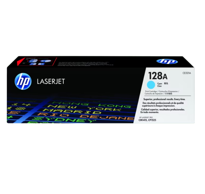 CE321A HP 128A LaserJet Pro CP1525/CM1415 Cyn Crtg CE321A HP 128A LaserJet Pro CP1525/CM1415 Cyn Crtg
