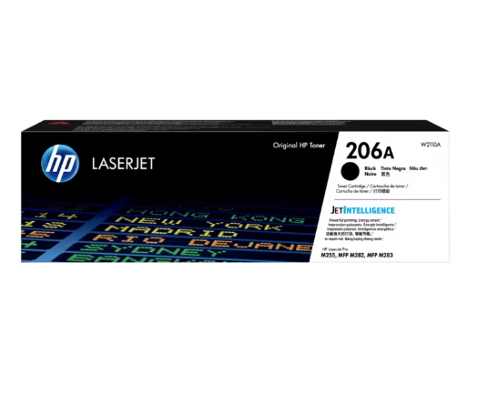 W2110A HP 206A Black LaserJet Toner Cartridge W2110A HP 206A Black LaserJet Toner Cartridge