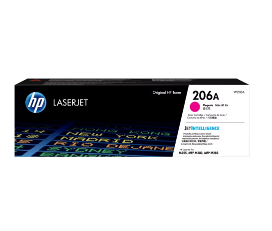 W2113A HP 206A Magenta LaserJet Toner Cartridge W2113A HP 206A Magenta LaserJet Toner Cartridge