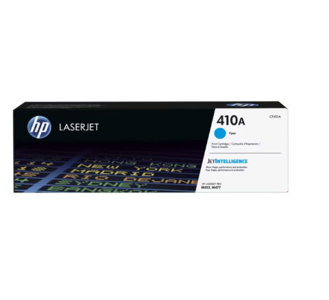 CF411A HP 410A Cyan LaserJet Toner Cartridge CF411A HP 410A Cyan LaserJet Toner Cartridge