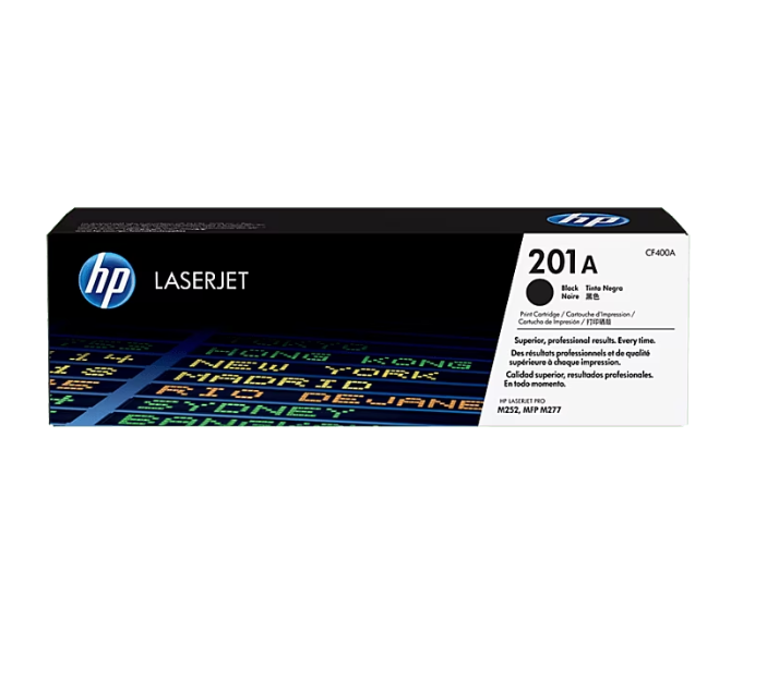 CF400A HP 201A Black LaserJet Toner Cartridge