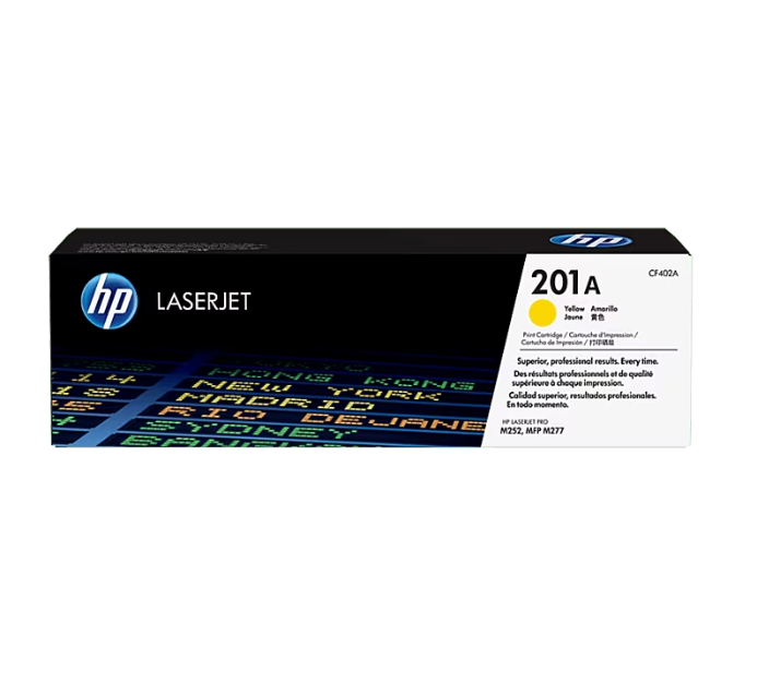 CF402A HP 201A Yellow LaserJet Toner Cartridge