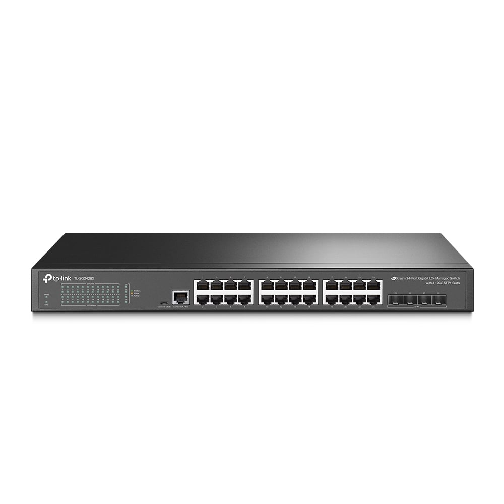SG3428X Switch 24 + 4 10G SFP L2 Gigabit TP-Link Omada SG3428X Switch 24 + 4 10G SFP L2 Gigabit TP-Link Omada