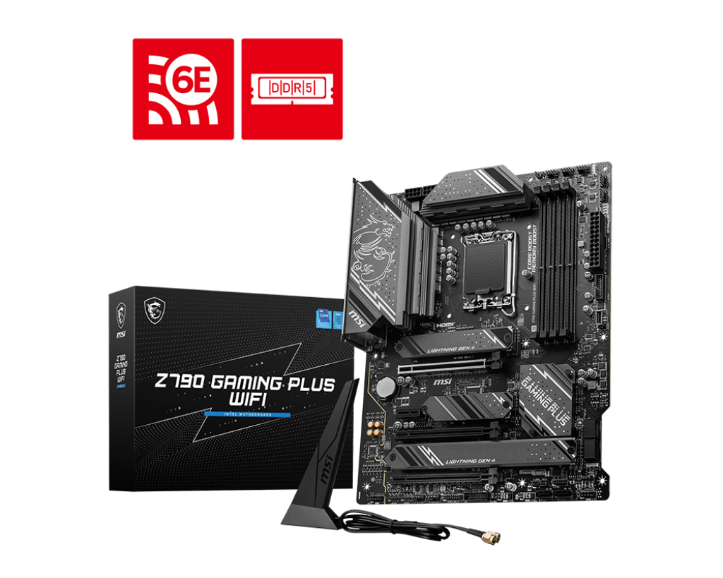 Mother MSI Z790 GAMING PLUS WIFI DDR5 1700 (12va/13va/14va Gen)