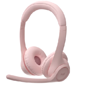 Auricular Wir c/Microfono Logitech Zone 300 Rose 981-001411