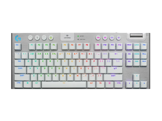 Teclado Logitech G915 X TKL White Mech RGB Wifi 920-012732 Teclado Logitech G915 X TKL White Mech RGB Wifi 920-012732