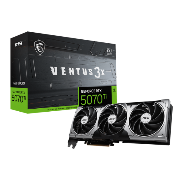 VGA MSI GeForce RTX 5070 Ti 16G VENTUS 3X OC VGA MSI GeForce RTX 5070 Ti 16G VENTUS 3X OC