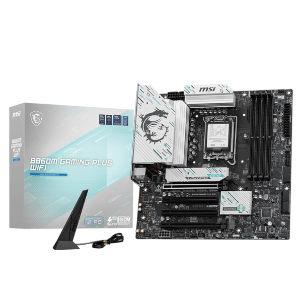 Mother MSI B860M GAMING PLUS WIFI DDR5 1851 (Serie Ultra) Mother MSI B860M GAMING PLUS WIFI DDR5 1851 (Serie Ultra)