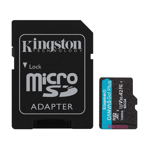 MicroSD KINGSTON 128GB c/Adap Canvas GO! Plus Gen4 (4K Camara-Drones) MicroSD KINGSTON 128GB c/Adap Canvas GO! Plus Gen4 (4K Camara-Drones)
