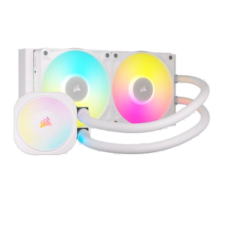 Water Cooling Corsair iCUE LINK TITAN 240 RX RGB 2x CPU Cooler 240mm White Water Cooling Corsair iCUE LINK TITAN 240 RX RGB 2x CPU Cooler 240mm White