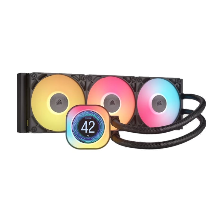 Water Cooling Corsair iCUE LINK TITAN 360 RX LCD 3x CPU Cooler 360mm Black Water Cooling Corsair iCUE LINK TITAN 360 RX LCD 3x CPU Cooler 360mm Black