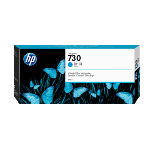 P2V68A HP 730 300-ml Cyan Ink Cartridge