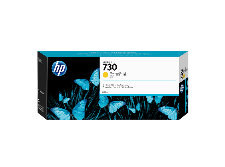 P2V70A HP 730 300-ml Yellow Ink Cartridge P2V70A HP 730 300-ml Yellow Ink Cartridge