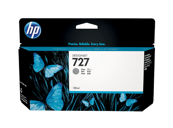 B3P24A HP 727 130-ml Gray Designjet Ink B3P24A HP 727 130-ml Gray Designjet Ink