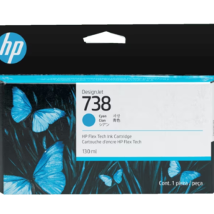 498N5A HP 738 130-ml Cyan DesignJet Ink