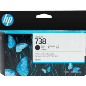 498N4A HP 738 130-ml Black DesignJet Ink