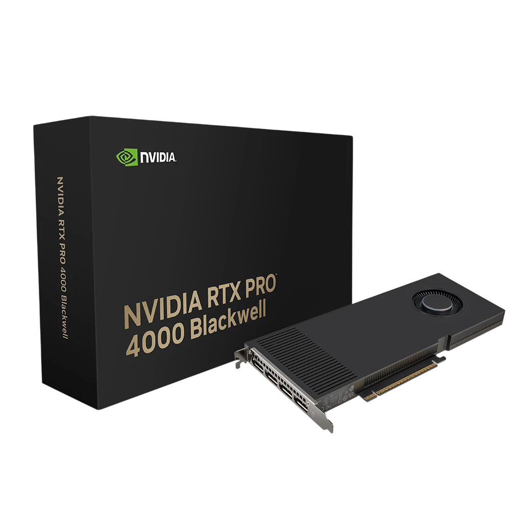 VGA PNY QUADRO RTX PRO 4000 Blackwell 24Gb GDDR7 4x Mini Display Port