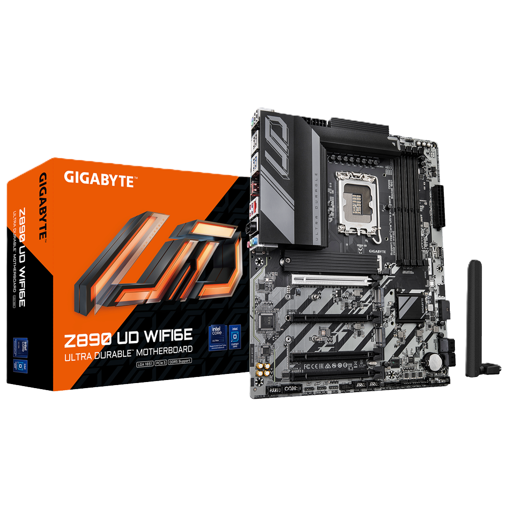 Mother Gigabyte Z890 UD WIFI6E DDR5 1851 (Serie Ultra)